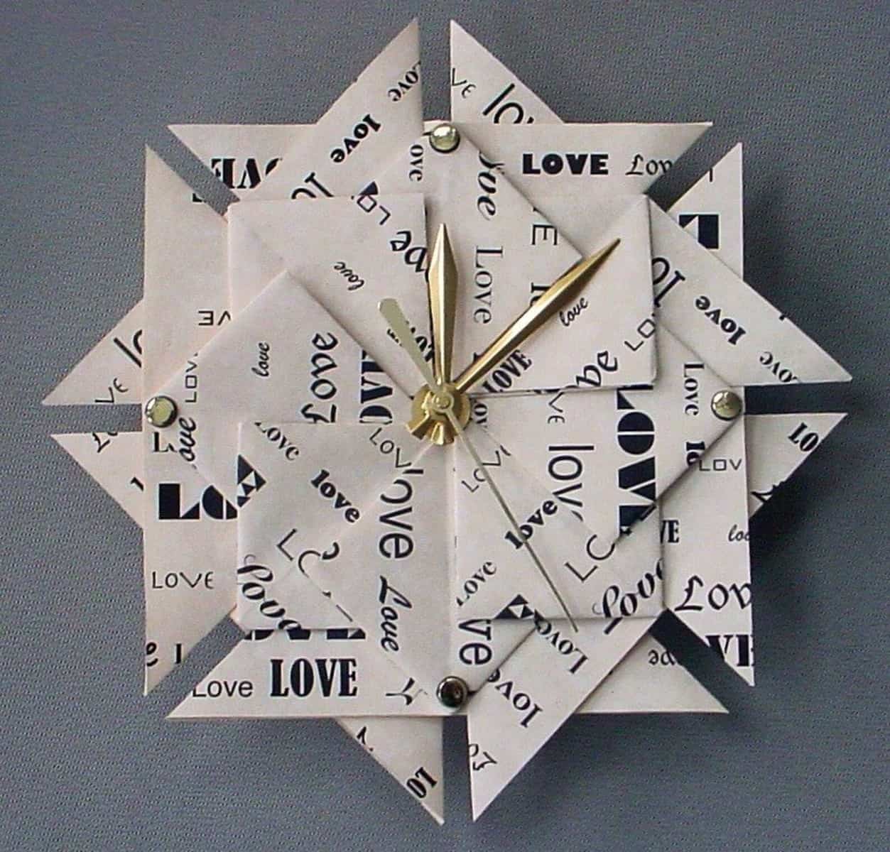 Origami-Paper-Clock